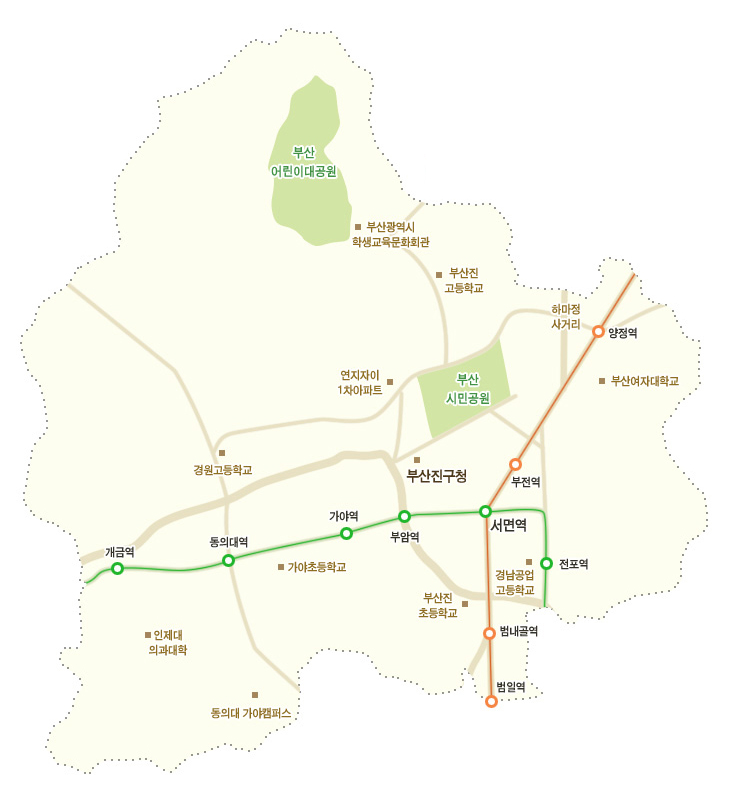 작은도서관 지도 이미지