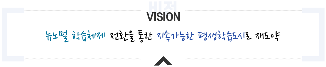 평생교육으로 구민의 배움과 나눔이 실현되는 희망도시 부산진