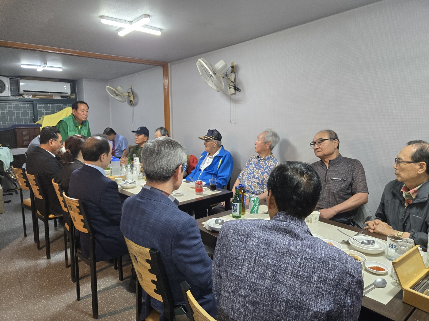 새마을지도자 부전1동협의회， 참전유공자와의 오찬 간담회 개최 관련자료