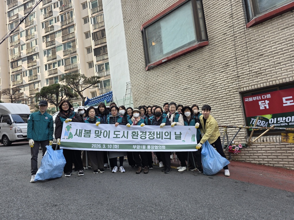 부암1동, 새봄 맞이 환경정비 실시 관련자료