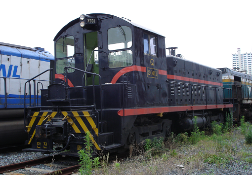 디젤전기기관차2001호