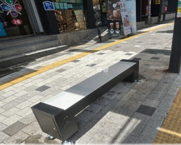 전포2동 주민자치회 버스정류장 나눔벤치 설치이미지