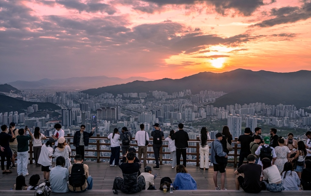 화보 /  글로벌 낙조 핫플  황령산 전망대  뷰티풀!이미지